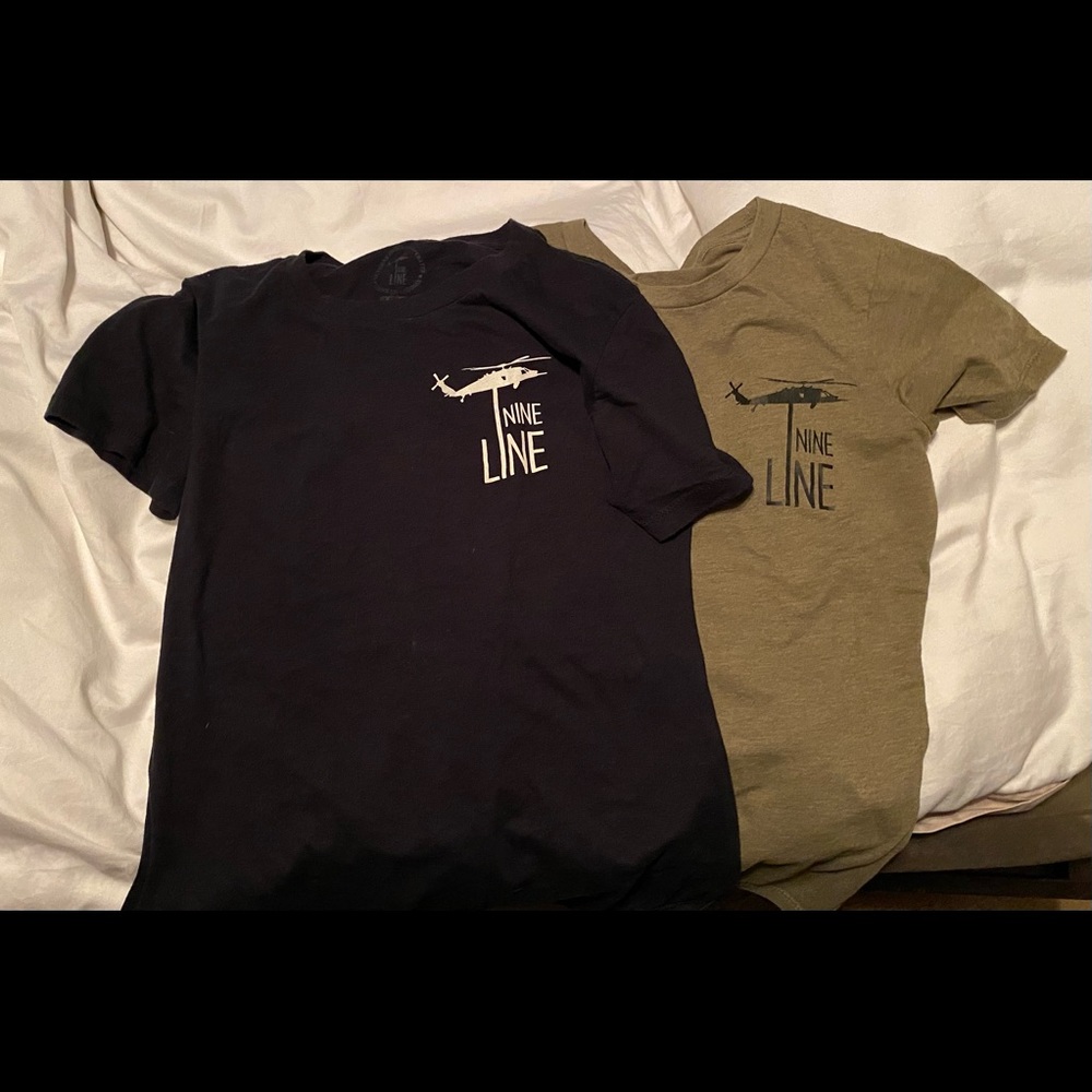 Nine Line apparel t Shirt bundle two large
